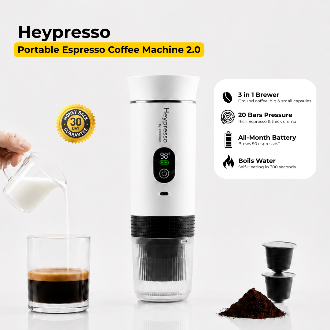 Heypresso Portable Espresso Coffee Machine 2.0