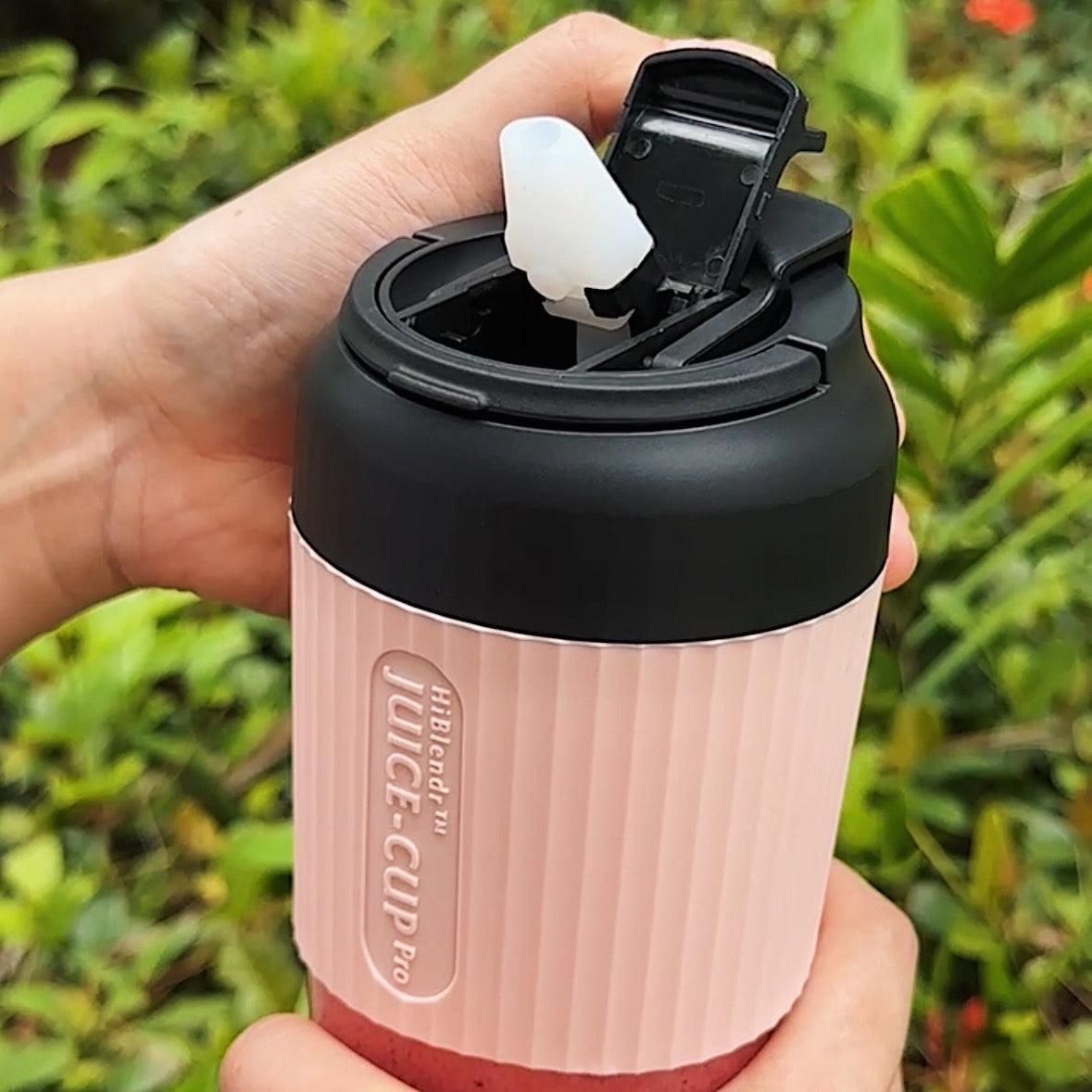 HiFlip Lid - 2 in 1 Sipping Lid with Straw (for 2nd Gen Juice Cup Pro S Only) - HiBlendr MY