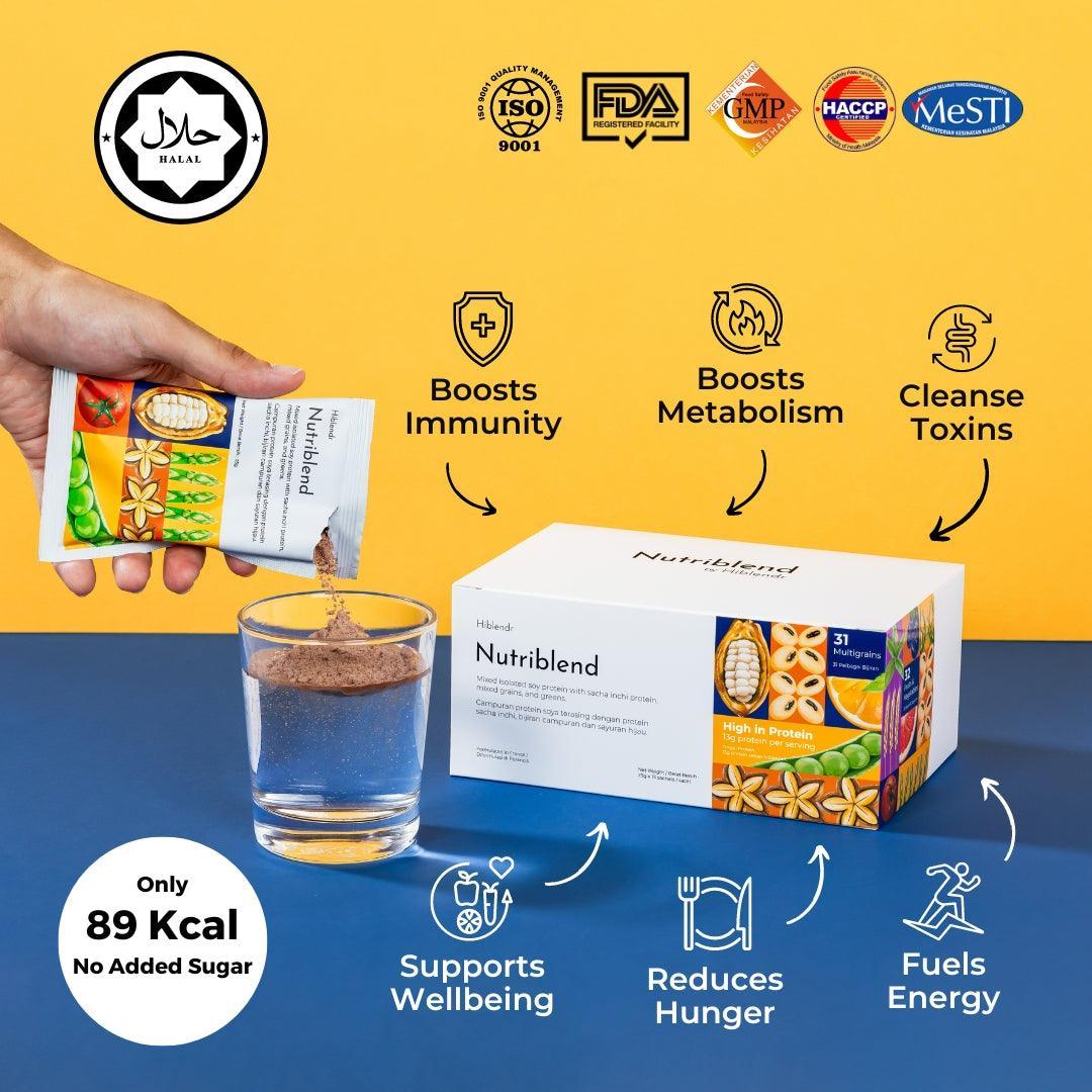 Ultra Blendsetter Bundle 2.0 (Juice Cup Ultra + Hello Mat + Nutriblend x 2 + Free BlendSleeve + Hibrush + 1 Year Warranty Extension) - HiBlendr MY