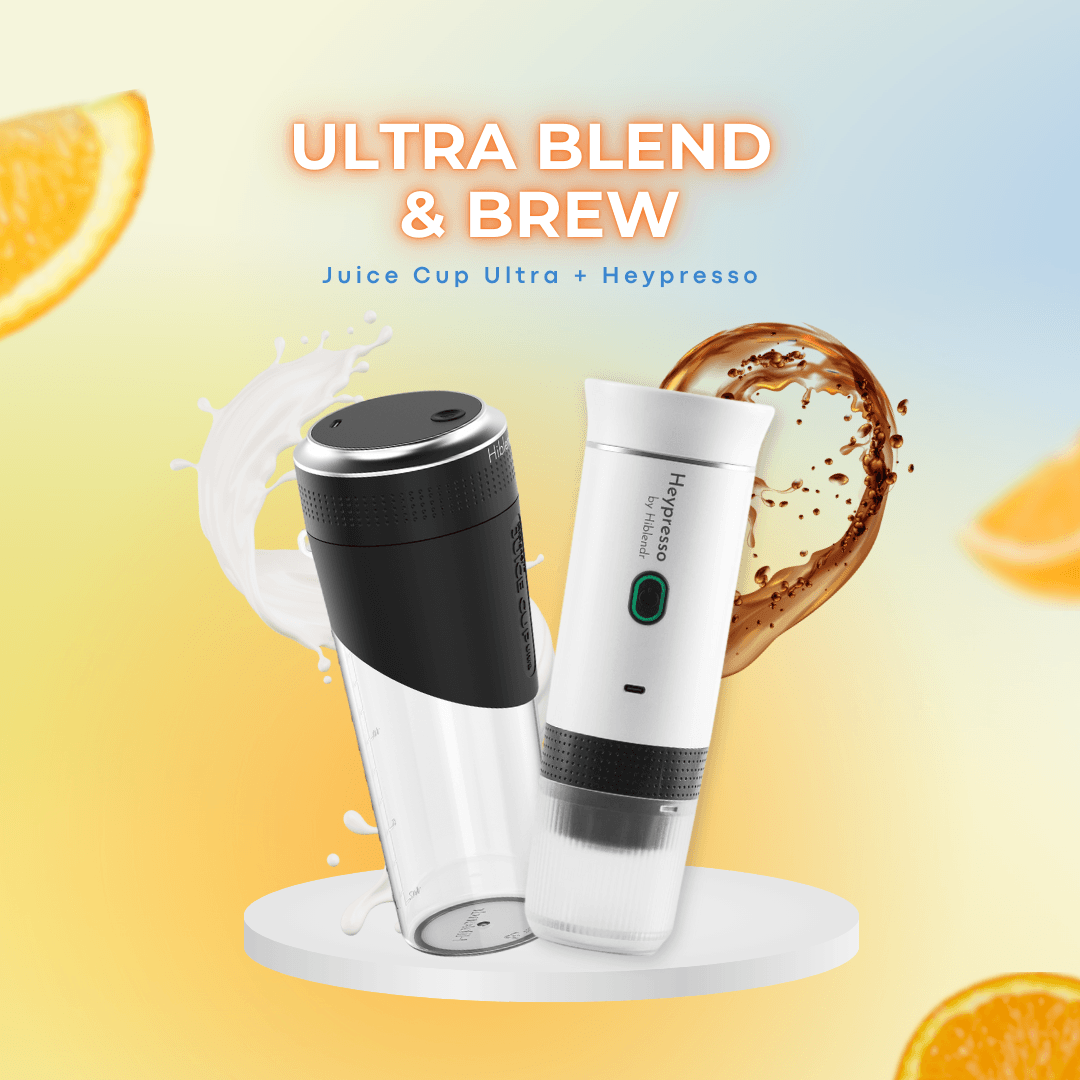 Ultra Brew & Blend Bundle (Juice Cup Ultra + Heypresso Coffee Machine) - HiBlendr MY