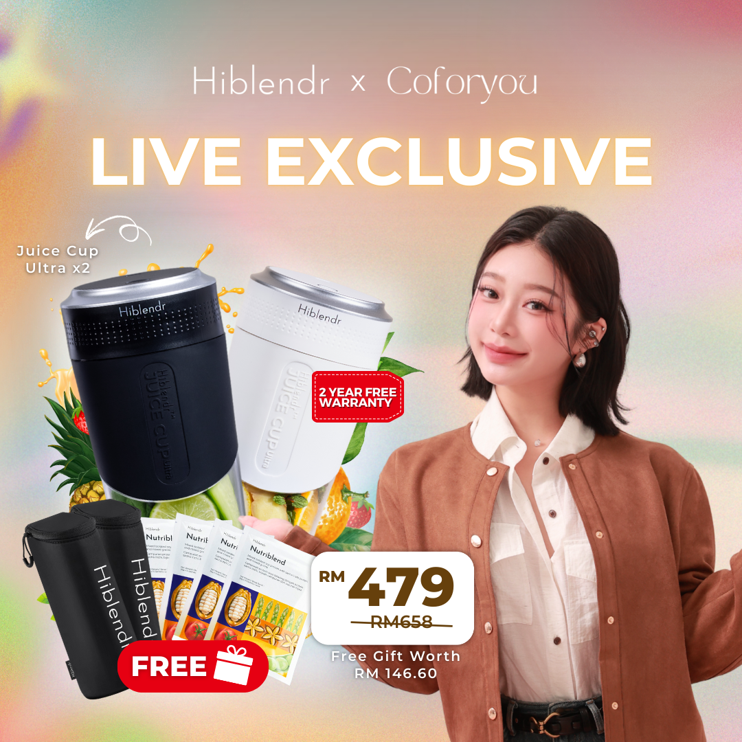 Hiblendr Juice Cup Ultra Duo x 2 (Coforyou Special)