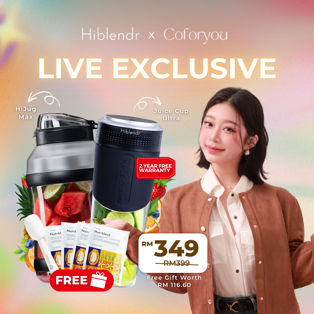 Upsize Your Blender Bundle: Juice Cup Ultra + HiJug Max (Coforyou Special)