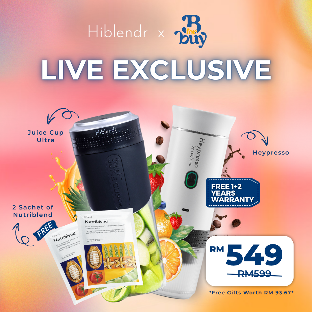 Blend & Brew Bundle: Juice Cup Ultra + Heypresso (B For Buy Special)