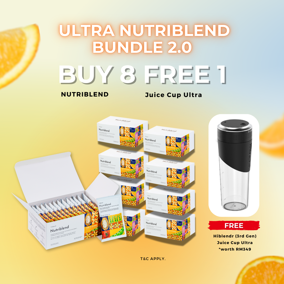 Ultra Nutriblend™ Bundle (x 8 Bundle - 120 servings: Free Hiblendr)