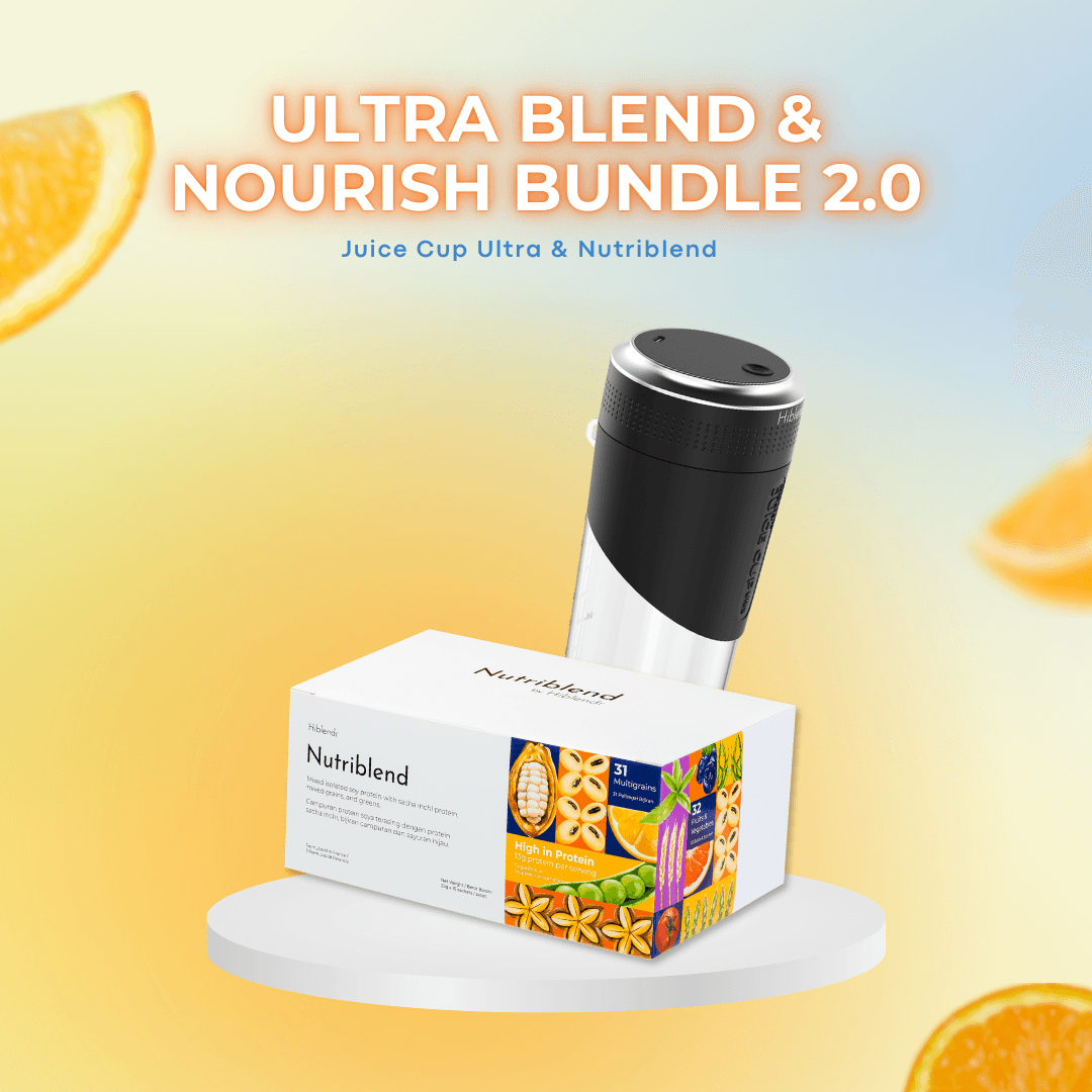 Ultra Blend & Nourish Bundle 2.0: Juice Cup Ultra & Nutriblend - HiBlendr MY