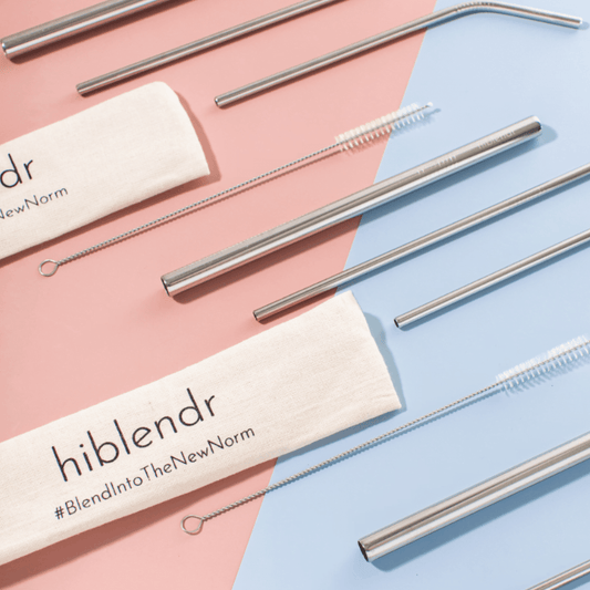 HiBlendr™ - "Zero Waste" Metal Straw Set (Normal/For Disney) - HiBlendr MY